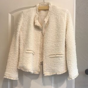 Mango Cream Cropped Jacket, new/ never worn,